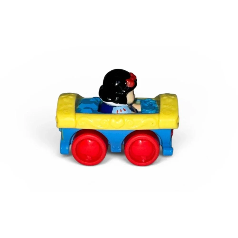 Fisher Price Little People Disney Princess Snow White Wheelie Car Figure Toy